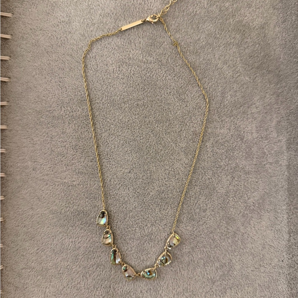 Kendra Scott Susanna Collar Necklace in Abalone shell